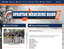 Tablet Screenshot of esmmarchingband.org